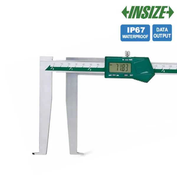1178-300P Pied à coulisse numérique IP67 pour rainure intérieure à touche plate INSIZE – Image 1