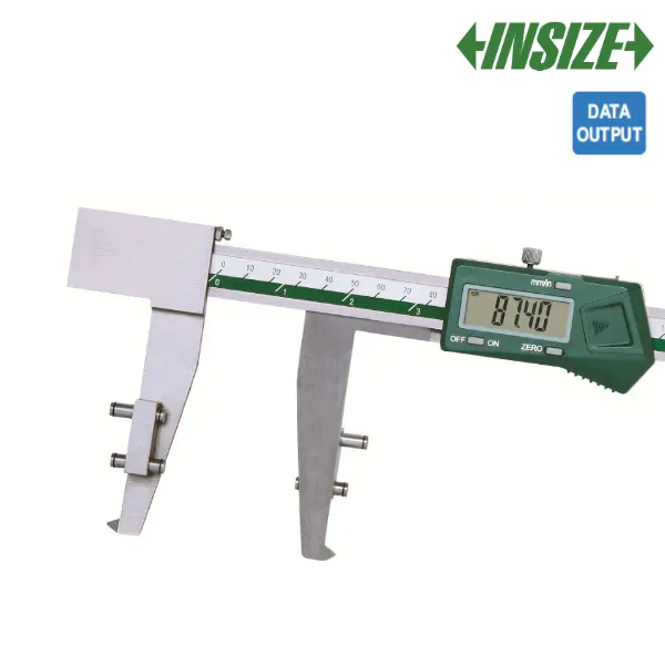 1538-300 Pied à coulisse numérique pour mesure de frein à tambour avec butée INSIZE – Image 1