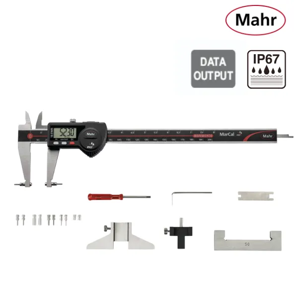 4118807 Pied à coulisse numérique IP67 avec accessoires pour mesures spéciales MarCal 16 EWR-V – Image 1