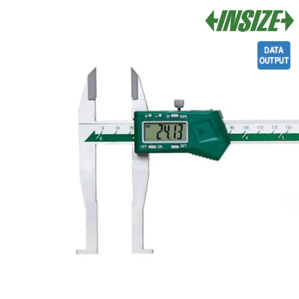 var1129-300 Pied à coulisse numérique double becs pour rainure intérieure profonde INSIZE – Image 1