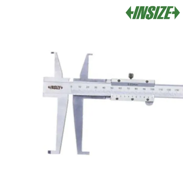 var1199-150 Pied à coulisse à vernier double becs pour rainure intérieure à touche plate INSIZE – Image 1