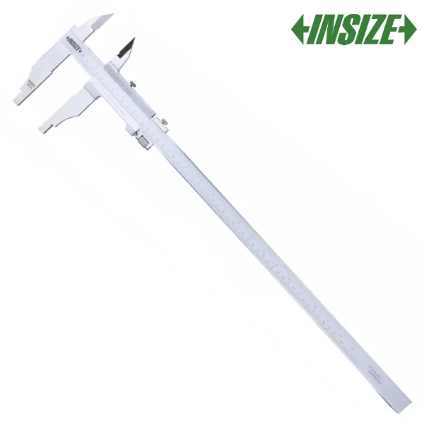 Pied à coulisse à vernier d'atelier robuste à double becs long INSIZE