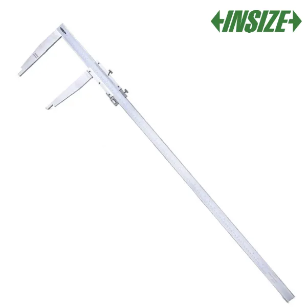 Pied à coulisse à vernier d'atelier vissé à becs long INSIZE