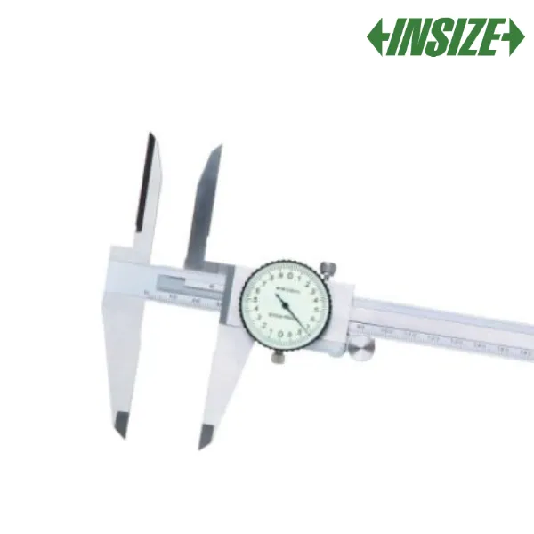 Pied à coulisse à montre à becs couteau et becs standard INSIZE