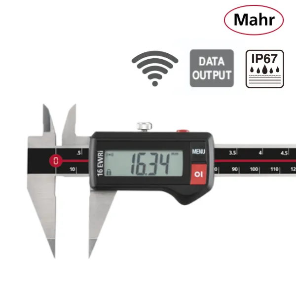 var4103375 Pied à coulisse numérique IP67 pointues pour distances de rainures MarCal 16 EWRi-S / 16 EWR-S – Image 1
