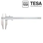 Pied à coulisse à vernier à becs d'extérieur TESA - ajustement fin - avec ou sans double résolution
