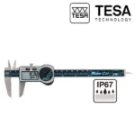 Pied à coulisse digital IP67 TESA-CAL avec tige carrée ou ronde et avec ou sans molette