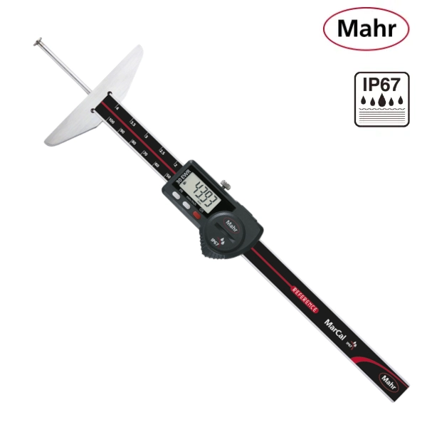 Jauge de profondeur numérique fine MarCal 30 EWR-N pour mesure de gorge IP67