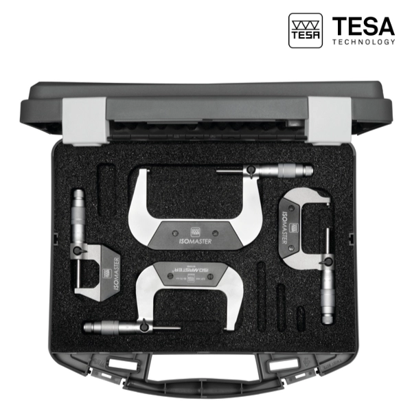 Coffret Micromètre extérieur à vernier 0-100 mm ISOMASTER TESA