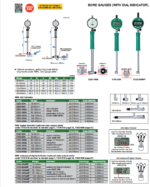 Jauge de précision pour alésage (avec comparateur) résolution: 0,01mm INSIZE – Image 2