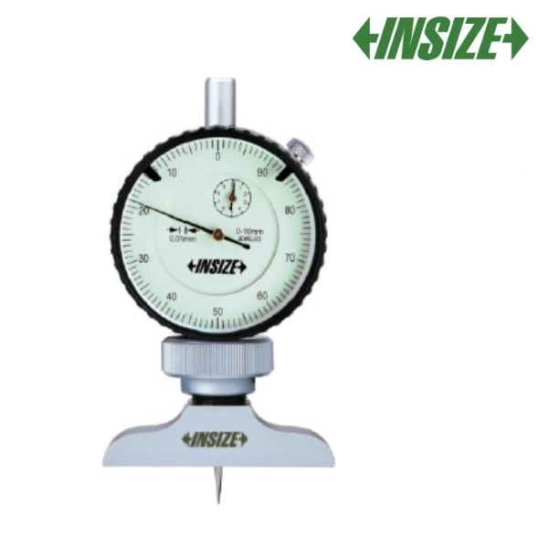 Jauge de profondeur à montre avec embase plate INSIZE
