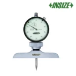 Jauge de profondeur à montre avec embase plate et extension de tige INSIZE