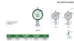 Jauge de profondeur à montre avec embase ronde INSIZE – Image 2