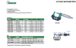 Micromètre extérieur à vernier (Graduation 0.01mm) INSIZE – Image 2