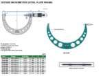 Micromètre extérieur à vernier pour grande mesure (cadre acier) INSIZE – Image 2