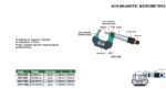 Micromètre extérieur à vernier NON magnétique  INSIZE – Image 2