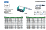 Micromètre extérieur vernier à touches couteaux non rotative INSIZE – Image 2