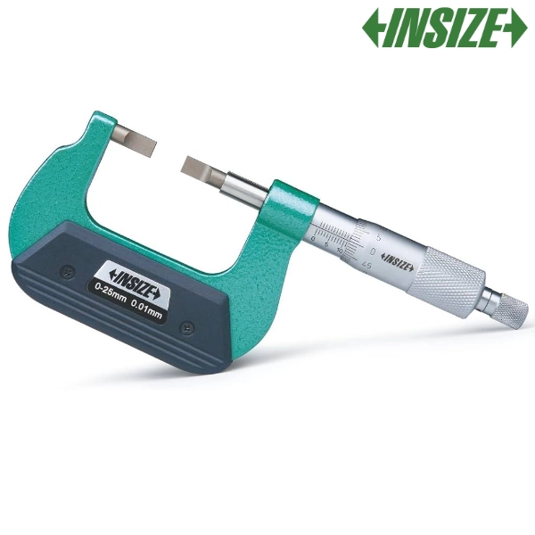 3232-25A Micromètre extérieur vernier à touches couteaux non rotative INSIZE – Image 1