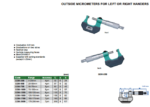 Micromètre extérieur à vernier pour gaucher et droitier  INSIZE – Image 2