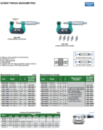 Micromètre extérieur à vernier pour la mesure de filetages INSIZE – Image 2
