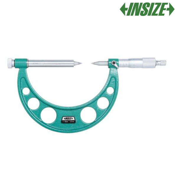 3297-100 Micromètre extérieur à vernier à touches pointe pour grande mesure INSIZE – Image 1