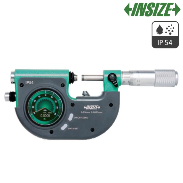 3508-25 Micromètre avec comparateur numérique incorporé IP54 INSIZE – Image 1