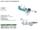 Micromètre extérieur numérique à becs de mesure INSIZE – Image 2