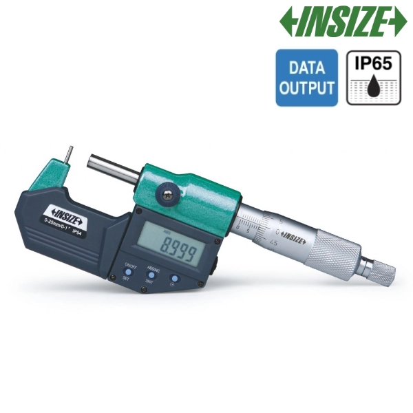 3561-25A Micromètre extérieur numerique pour mesure d'épaisseur de tube INSIZE – Image 1