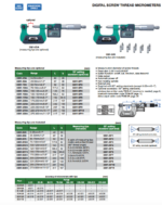 Micromètre extérieur numérique pour la mesure de filetages INSIZE – Image 2