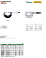 Micromètre extérieur vernier à touches couteaux INSIZE PLUS – Image 2
