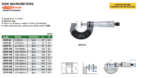 Micromètre extérieur à vernier à disque INSIZE PLUS – Image 2