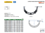 Micromètre extérieur à vernier à disque pour grande mesure INSIZE PLUS – Image 2