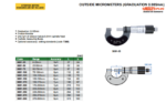 Micromètre extérieur à vernier (Graduation 0.005mm) INSIZE PLUS – Image 2