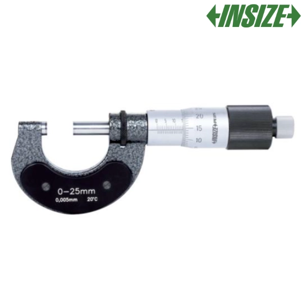 Micromètre extérieur à vernier (Graduation 0.005mm) INSIZE PLUS