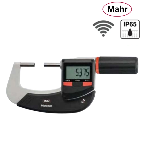 4157145 Micromètre extérieur numérique à touches interchangeables IP65 Micromar 40 EWRi-V sans fil – Image 1