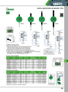 Comparateur numérique et analogique  mm/inch INSIZE – Image 2