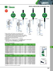 Comparateur numérique standard mm/inch INSIZE – Image 2