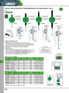 Comparateur numérique et analogique mm/inch avec bouton transmission de données INSIZE – Image 2