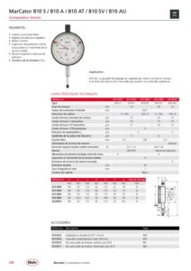 Comparateur à montre (58mm)  MarCator 810 S / 810 A / 810 AT / 810 SV / 810 AU  MAHR – Image 2