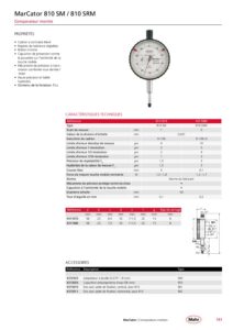 Comparateur à montre (58mm)/ résolution 0,001mm MarCator 810 SM / 810 SRM  MAHR – Image 2