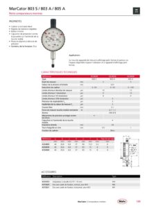 Comparateur à montre (40mm)  MarCator 803 S / 803 A / 805 A  MAHR – Image 2