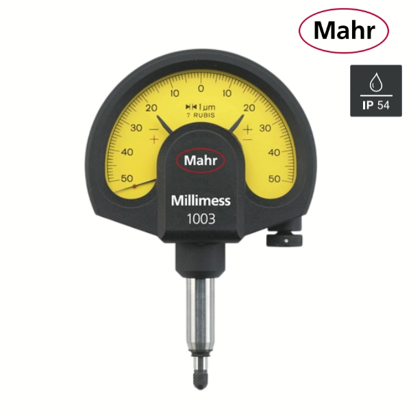4334000 Comparateur à cadran aiguille IP54 (0,5µm/1µm) Millimess 1003 / 1003 T / 1002 / 1002 T MAHR – Image 1