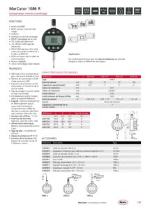 Comparateur numérique IP42 (résolution 0.01mm) MarCator 1086 R  MAHR – Image 2