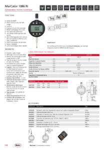 Comparateur numérique sans fils IP42  MarCator 1086 Ri (Résolution 0.01mm)  MAHR – Image 2