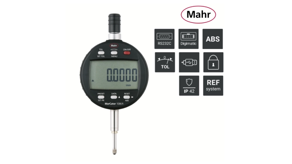 Comparateur numérique IP42 MarCator 1086 R MAHR