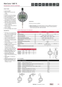 Comparateur numérique  IP42 avec mesures dynamiques MarCator 1087 R  MAHR – Image 2