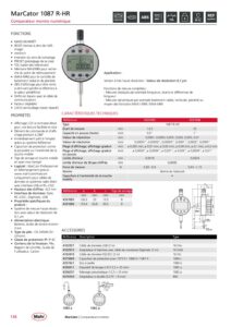 Comparateur numérique haute résolution (0,1 µm)  IP42 avec mesures dynamiques MarCator 1087 R-HR – Image 2