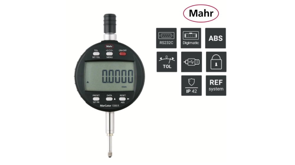 Comparateur numérique IP42 haute résolution MarCator 1086 R-HR MAHR