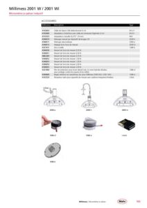 Comparateur numérique avec graduation inductif (mm/pouce) IP64  Millimess 2001 W / 2001 Wi MAHR – Image 3
