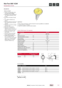 Comparateur à levier parallèle MarTest 800 H – Image 2